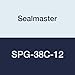 Sealmaster SPG-38C-12 Protected Screw Take-Up Unit, Style "G", Setscrew Locking Collar, Contact Seals, 2-3/8" Bore , 12" Travel, 30" x 3" Bolt Hole Spacing