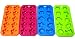 SET OF FOUR trays...(two of each style)...Shaped ICE CUBE TRAY kitchen jello mold jell-o - 4 Different Styles - 2 Floral trays and 2 Nautical SeaShells trays