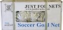 JFN Soccer Goal Replacement Net 2.0mm, 6'6"h x 12'w x 2'd x 6'b