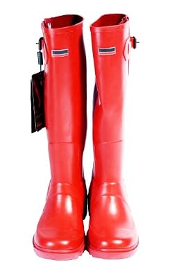 Premium Wellington Boots Red (39 Euro, 6 UK)