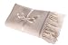 Bruxelles Living Room Merino Throw Blanket Cream