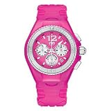 TechnoMarine Women's 109022 Cruise Mini Chronograph Steel Bezel Hot Pink Watch