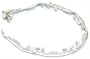 Ankle Jewelry Anklet Pairs in Silver 10.25 inches