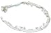 Ankle Jewelry Anklet Pairs in Silver 10.25 inches