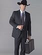 Circle S 'Boise' Western Sport Coat in Heather Navy