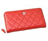 【並行輸入】シャネル CHANEL 二つ折り【長財布】 A50097 Y04823 81665 エナメル (ルージュレッド) CHANEL 二つ折り財布