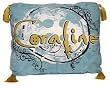 Coraline Throw Pillow "Vines"