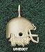 Univ Of Nebraska Huskers Helmet Charm/Pendant -14K/10K, Stainless Steel or Gold Plated