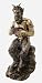Sale - PAN & PAN Flute Faun Satyr Statue - Ships Immediatly