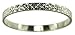 9ct White Gold 2mm Light Flat Diamond Cut Wedding Ring