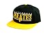 MLB Men's Pittsburgh Pirates Nineties Snapback Cap (Black/Gold, Adjustable)