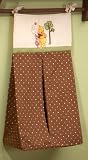 Disney Pooh Pooh's Day In The Park Diaper Stacker, Brown/Ivory