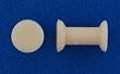 Flesh Color Silicon Plugs - 6g, 11mm long - Sold as a Pair