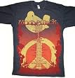 Woodstock 'Roll Call Peace Dove' blue lightweight t-shirt