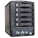 5-Bay SATA to eSATA External Aluminum Hard Drive Enclosure & 2-port SATA PCIe Card w/RAID Support - Up to 3.7TB Capacity!