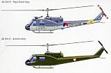 Italeri 1/72 AB 204 B / UH-1F Huey # 1201