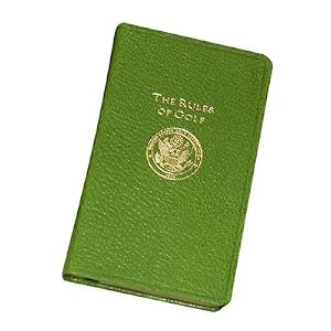 USGA Rules Of Golf, Genuine Goatskin Leather, 3" x 5", Gift Boxed