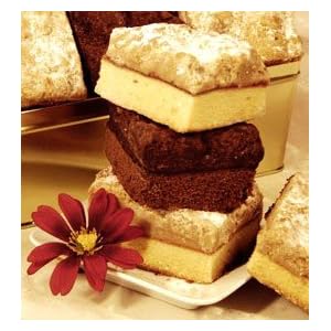 Express your Sympathy: 3 Assorted Trays of Brownies, Crumb Cakes and Cookies by BB Kosher Gift Baskets