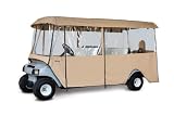 Classic Accessories Deluxe Golf Car Enclosure Tan 6 Person