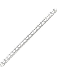 Sterling Silver 3.75mm Fancy Box Link Chain - 9 Inch