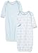 SpaSilk 100% Cotton Lap Shoulder 2-Pack Gown - Boy Train Print