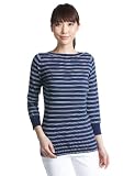 (ジョン スメドレー)JOHN SMEDLEY ボーダーボートネック７分袖ニット TORI
