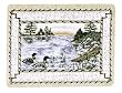 Set of 2 Loons Theme Decorative Placemats 12" x 17"