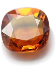 5.09 cts of 10.47x10.49x4.41 mm of Cushion/Mixed Cut Natural Orangish Yellow Sapphire Gemstone