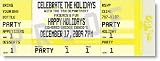 Tax Department Holiday Party Ticket Invitations