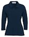Ladies' 3/4 Sleeve Stretch Jersey Polo Shirt