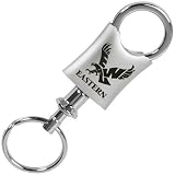 NCAA Eastern Washington Eagles Brushed Metal Valet Keychain