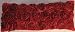 Organic Lavender Silk Eye Pillow with Red Roses Design