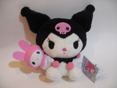 Kuromi and My melody plush 6 inches Furyu Official Sanrio Japan Picture