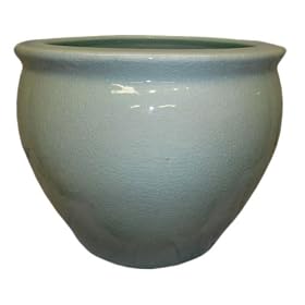 Pale Crackle Porcelain Fishbowl by Reorient