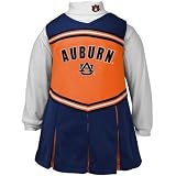 Reebok Auburn Tigers Orange Infant 2-Piece Cheerleader Dress