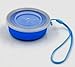 AVALEISURE Collapsible Silicone Travel Cup- The Genuine 10oz Foldable Drinking Mug with Lid, BPA Free, Water, Coffee, Tea & Snacks for Hiking, Camping, Picnic & Commuting to Work