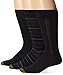 Gold Toe Men's 3 Pack Fashion Freshcare Dress Crew, Navy, Sock Size:10-13/Shoe Size: 6-12