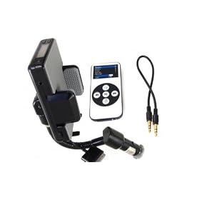 LCD Screen Display,New FM Transmitter Car charger Holder Car Mount For all iPhones... by Sunvalleytek