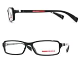 (プラダスポーツ) PRADA SPORT ブラック メガネフレーム 眼鏡 めがね 0PS-04BV-1AB1O1 ［並行輸入品］