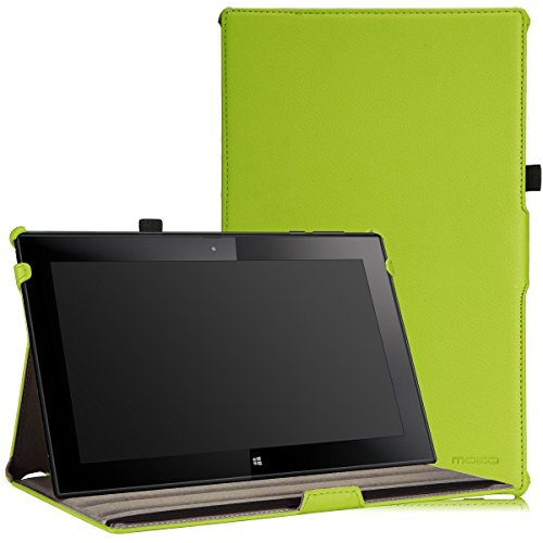 MoKo Nokia Lumia 2520 Case - Slim-Fit Multi-angle Stand Cover Case for Nokia Lumia 2520 10.1 Inch Microsoft Windows RT 8.1 Tablet, GREEN (With Smart Cover Auto Wake / Sleep)