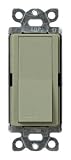 Lutron Diva 15-Amp, 120-Volt to 277-Volt 3-Way Switch in Greenbriar #SC-3PS-GB