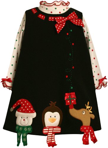 Bonnie Jean Girls 2-6x Fleece Jumper Set
