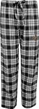 NFL Women's New Orleans Saints Harmony Flannel Pants (Black/Grey, Medium)
