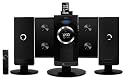 iLuv iMM9400 BLACK: Vertical 4CD / MP3 CD Hi-Fi Audio System 4 Disc CD Player, Plays and charges iPod and iPhone 3G, 3GS, AM/FM Radio