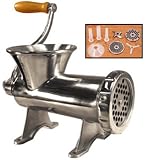 Pragotrade 35-3201 Stainless Steel Grinder With Deluxe Accessory Kit