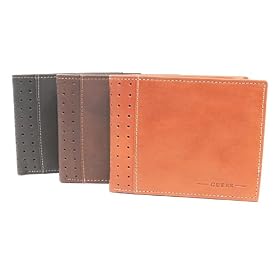 Guess Genuine Leather Luxury Bi-Fold Passcase Wallet in Gift Box