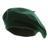 Wool Beret - Dk. Green W08S63E