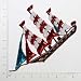 Galleon Ship Sequin Applique Each