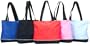 Shoulder Tote Bag with Zipper, Royal