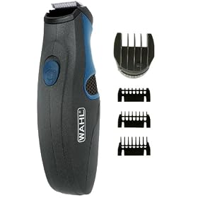 Wahl 5571-500 NEW Trim'n Vac Battery Operated Vacuuming Beard and Mustache Trimmer